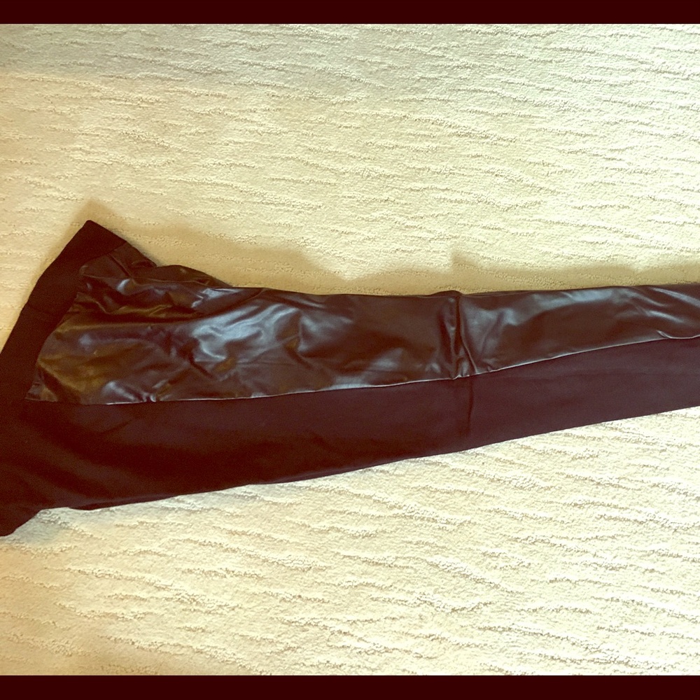 Seraphine maternity pleather leggings